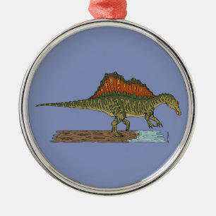Spinosaurus Metal Ornament
