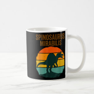 Spinosaurus mirabilis horned new dinosaur species coffee mug