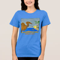 Spinosaurus Ocean Blue Women's Tri-blend T-shirt