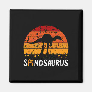 Spinosaurus Pi Day Retro Math Symbols Teacher Stud Magnet