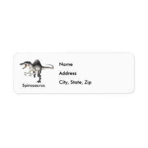 Spinosaurus Return Address Label
