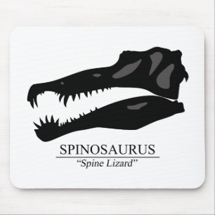 Spinosaurus Skull Mouse Pad
