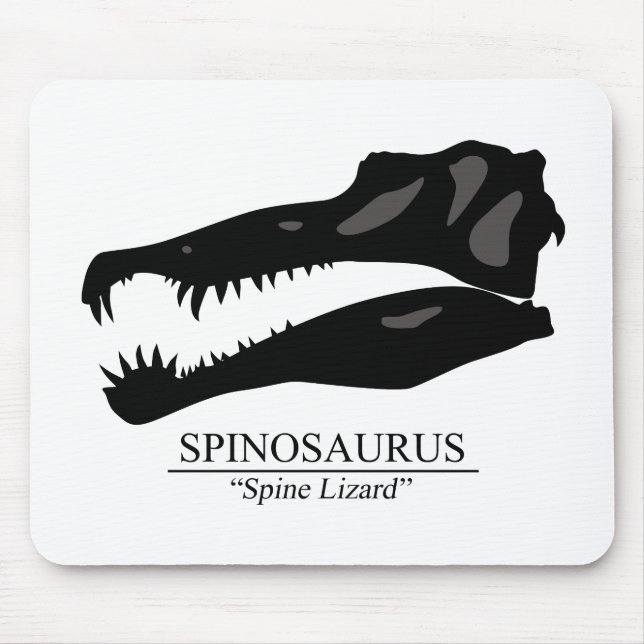 Spinosaurus Skull Mouse Pad (Front)