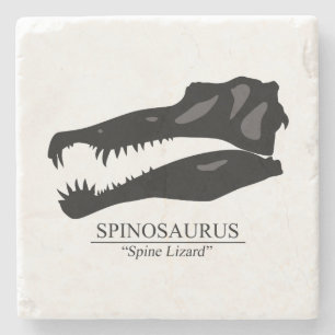 Spinosaurus Skull Stone Coaster