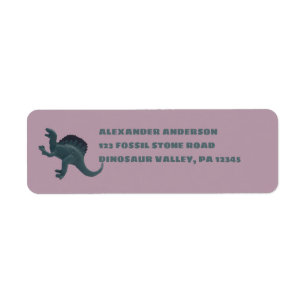 Spinosaurus Toy Dinosaur Return Address Label