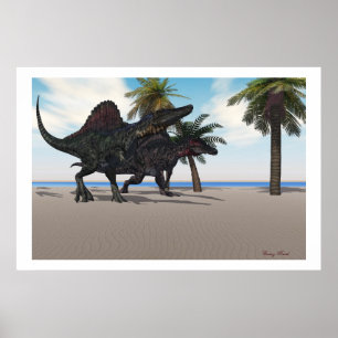 Spinosaurus Walking Print