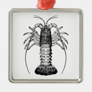 Spiny Lobster (California) Metal Tree Decoration