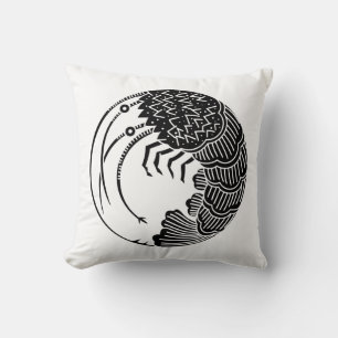 Spiny lobster circle cushion