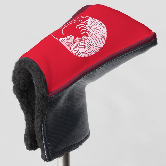 Spiny lobster circle Golf Head Covers (3/4 Front)