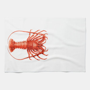 Spiny Lobster Kitchen or Tea Towel