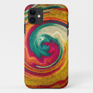 Spiral Abstract Art 2 iPhone 11 Case