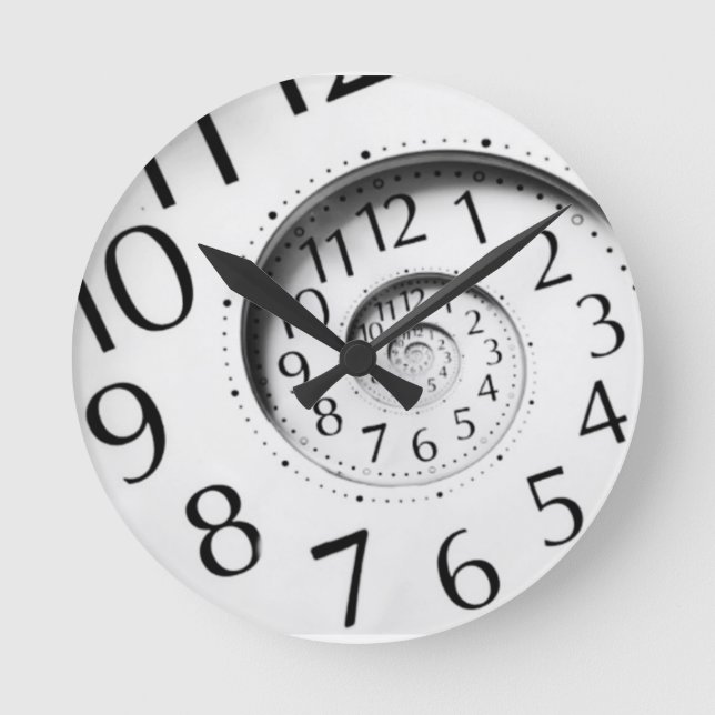 Spiral Art Clock (Front)