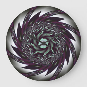 Spiral Art Wall Clock