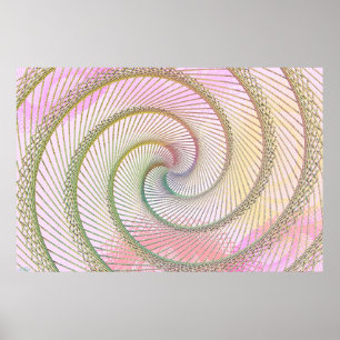 Spiral Beads Poster
