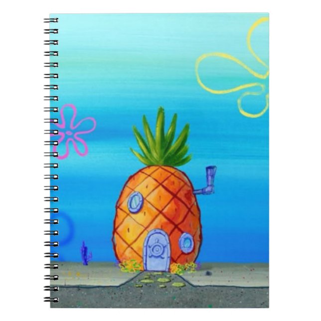 Spiral Bikini Bottom  Notebook (Front)