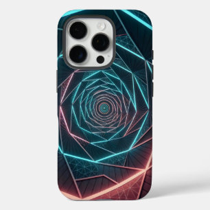 Spiral broken symmetry within the concept iPhone 16 pro case