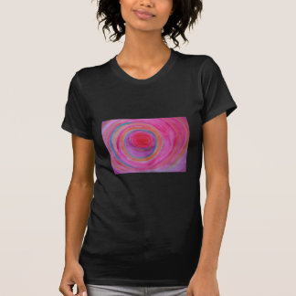 Spiral Bulls- Eye women Black T-Shirt