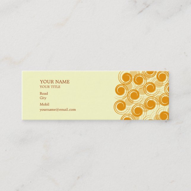 Spiral Business Card (Front)