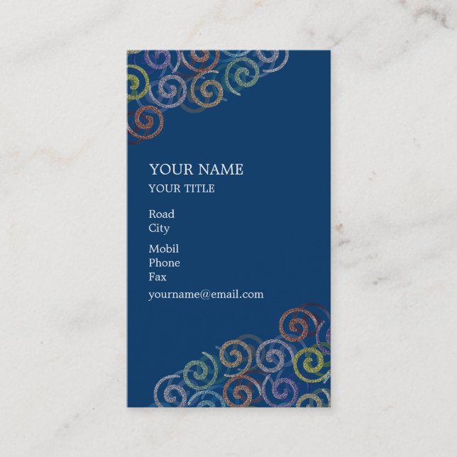 Spiral Business Card (Front)
