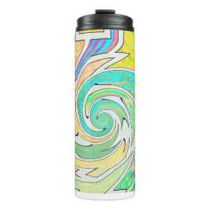 Spiral Caught in Colorful Maze Thermal Tumbler