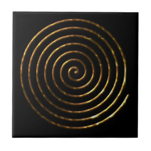 Spiral Celtic symbol Ceramic Tile
