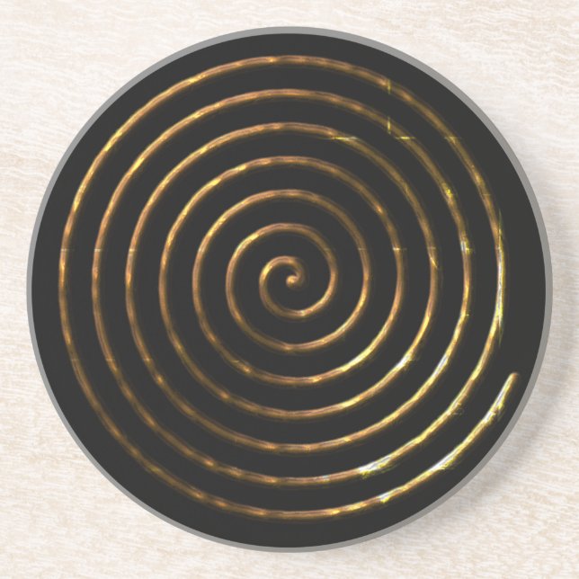 Spiral Celtic symbol Coaster (Front)