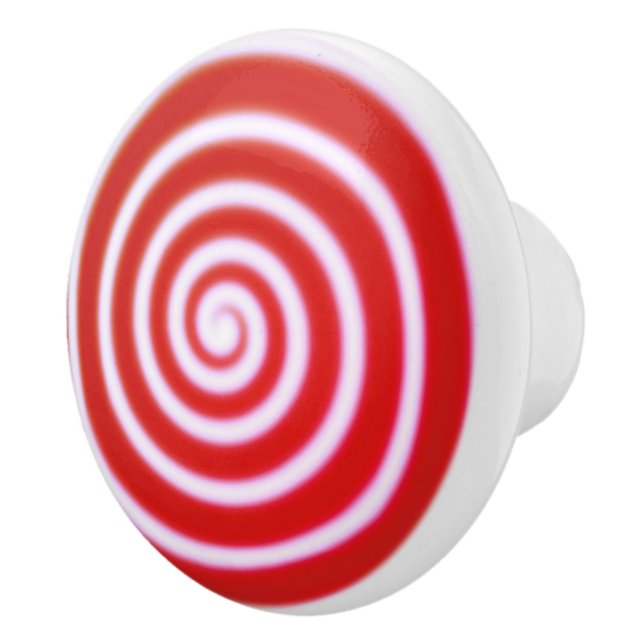 Spiral Ceramic Knob (Right)