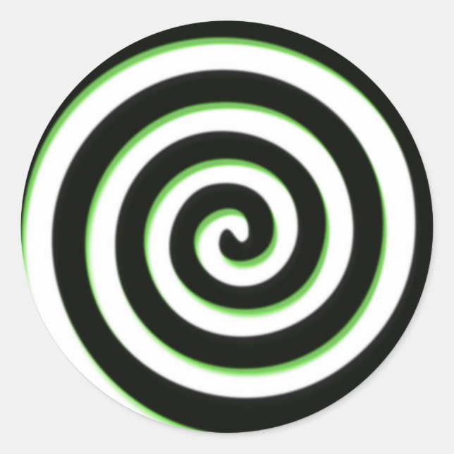 Spiral Classic Round Sticker (Front)
