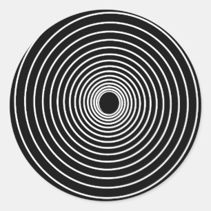 Spiral Classic Round Sticker