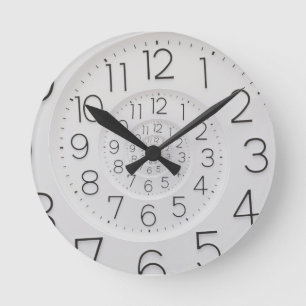 Spiral Clock Droste Wall Clock Medium