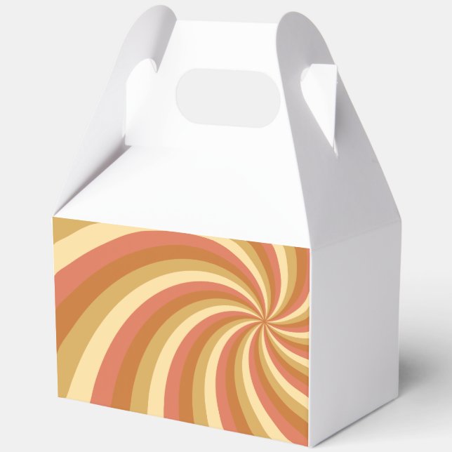  Spiral Colourful Background Favour Box (Front)
