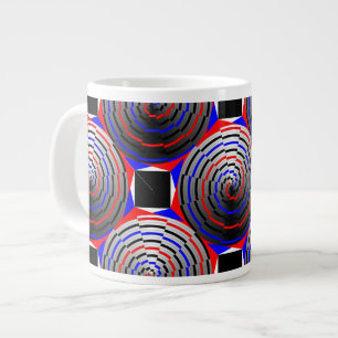 Spiral Cone by Kenneth Yoncich Large Coffee Mug