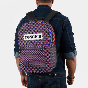 Spiral Cone by Kenneth Yoncich Printed Backpack