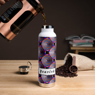 Spiral Cone by Kenneth Yoncich Water Bottle