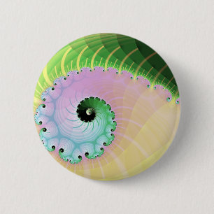 Spiral Curl 6 Cm Round Badge