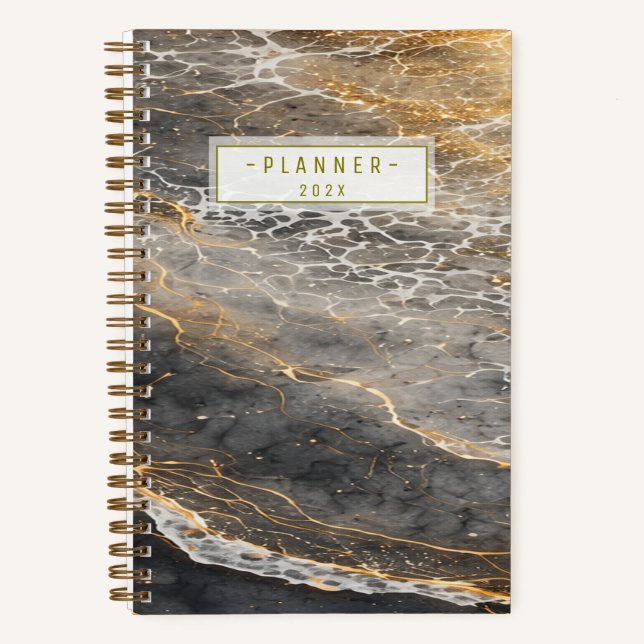 Spiral custom name planner  Notebook (Front)