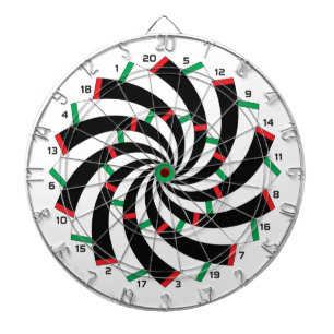 Spiral Dartboard Mirrored Version
