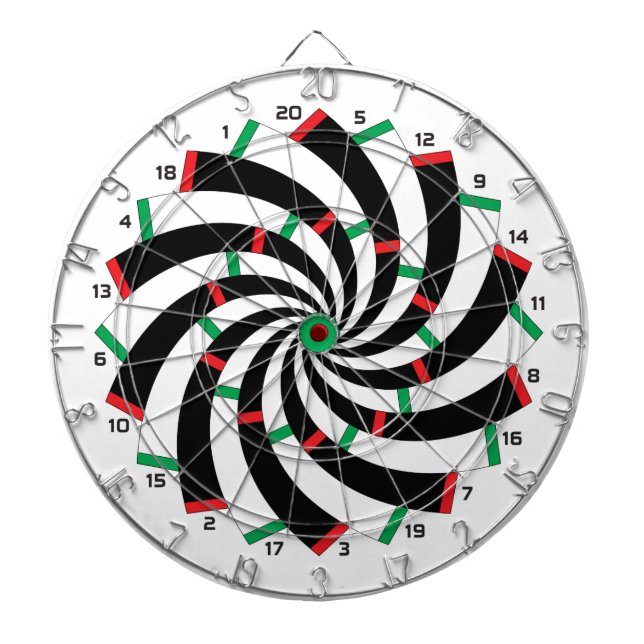Spiral Dartboard Mirrored Version (Front)