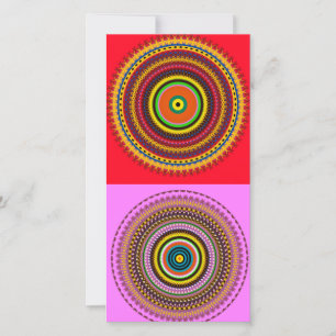 Spiral Design Thank You Card
