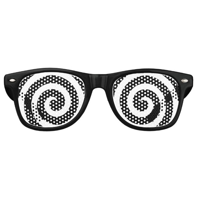 Spiral Eyes Sunglasses, Fun Gifts For Hypnotists Retro Sunglasses (Front)