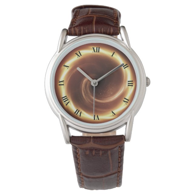 Spiral Fire Vortex ~ Time Portal ~Time Machine ~ Watch (Front)