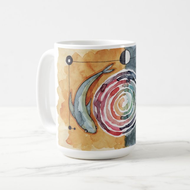 Spiral Fish Mug (Front Left)