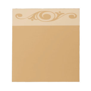 Spiral Floret Unlined Notepad