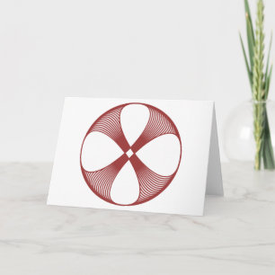 Spiral Flower Card