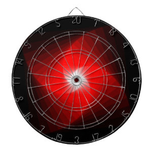 Spiral fractal pattern dartboard