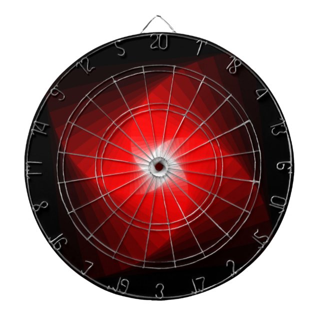 Spiral fractal pattern dartboard (Front)