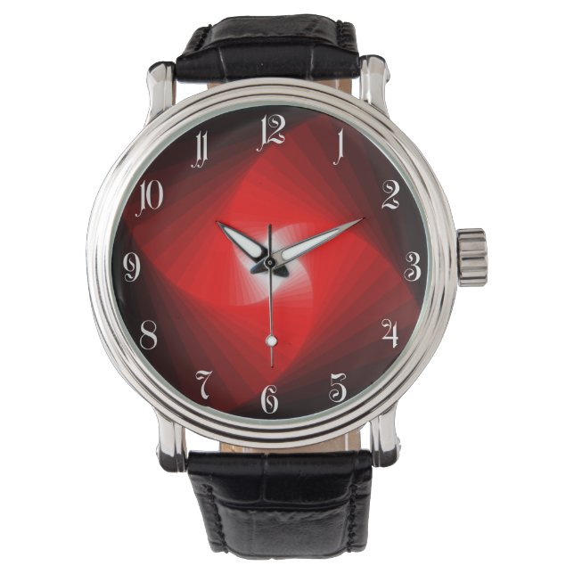Spiral fractal pattern watch (Front)