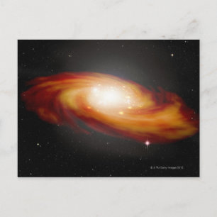 Spiral Galaxy 3 Postcard