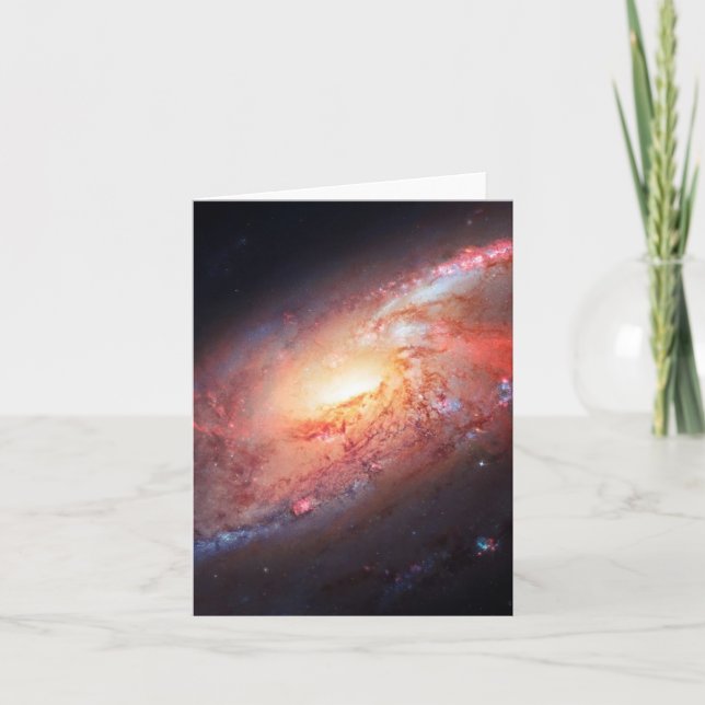 Spiral Galaxy Andromeda Milky Way Universe Stars Card (Front)