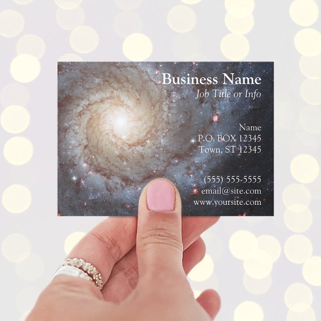 Spiral Galaxy Business Card (Galactic Business Card)